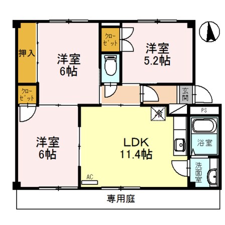 本竜野駅 徒歩14分 1階の物件間取画像